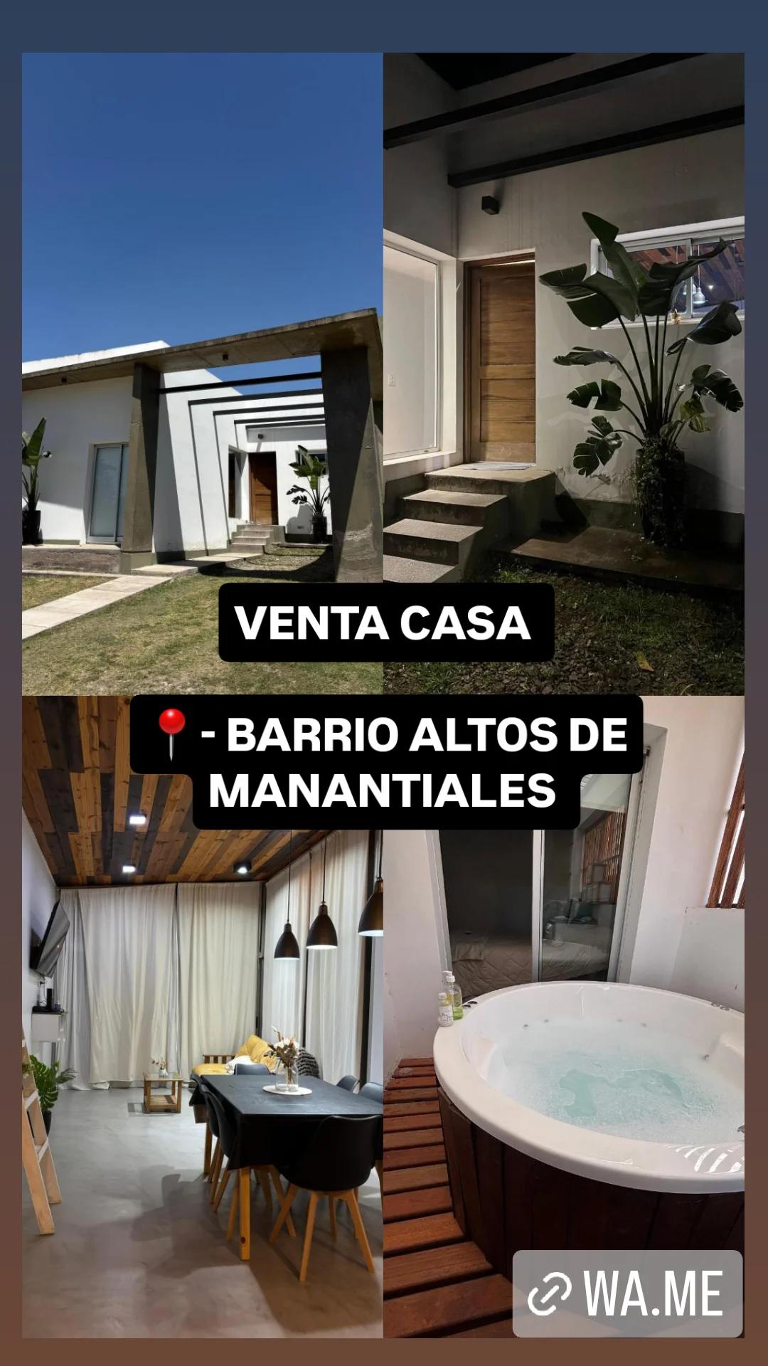VENTA CASA - π BARRIO ALTOS DE MANANTIALES